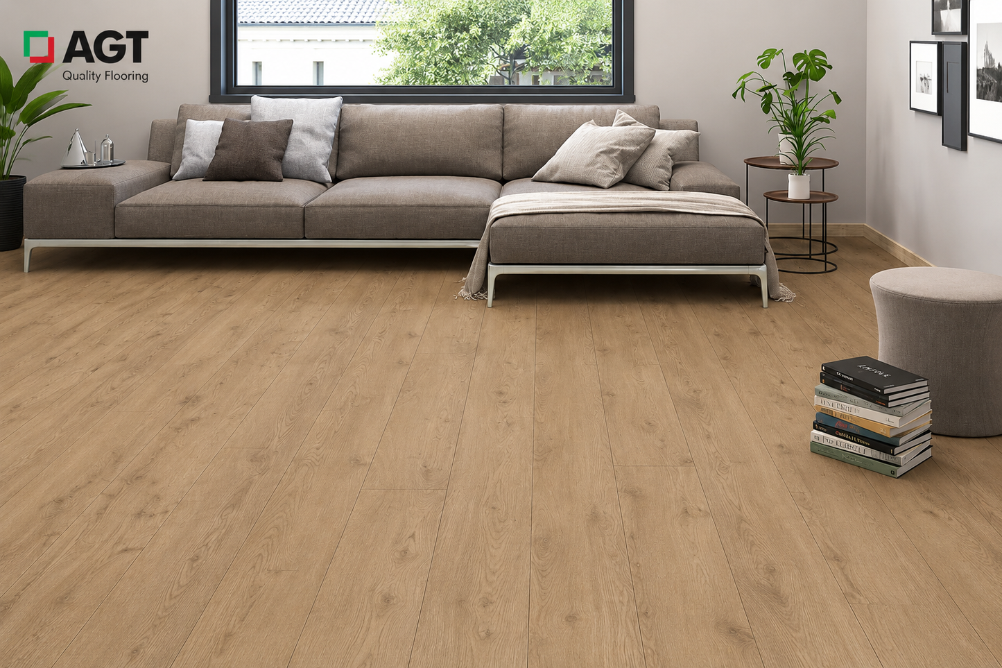 AGT Solaro Brown Oak 12mm Laminate Flooring