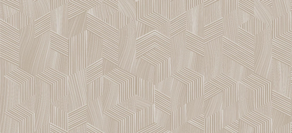 AGT Matera Beige Geometric Tile Effect 10mm Laminate Flooring