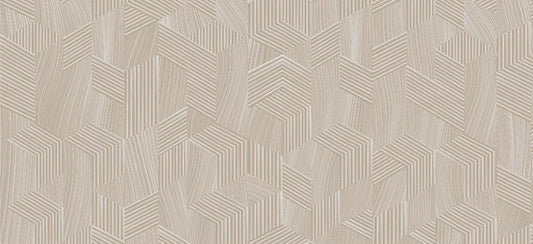 AGT Matera Beige Geometric Tile Effect 10mm Laminate Flooring