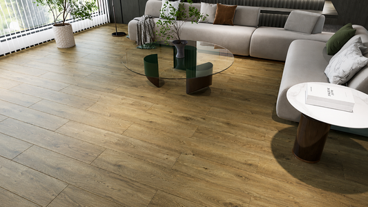 AGT Atlas Rustic Brown Oak 8mm Laminate Flooring