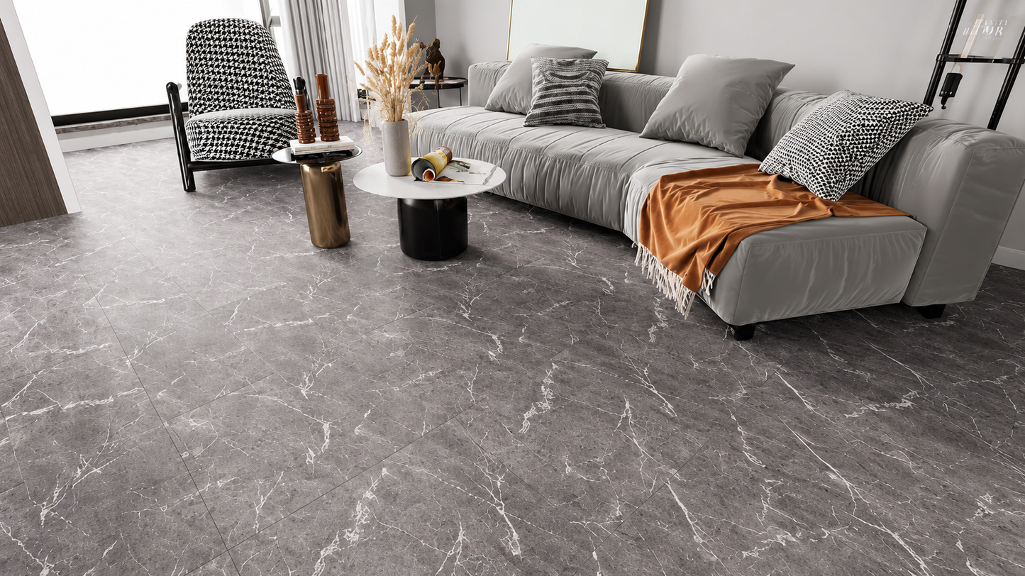 AGT Marblis Grey Marble Effect 10mm Laminate Flooring