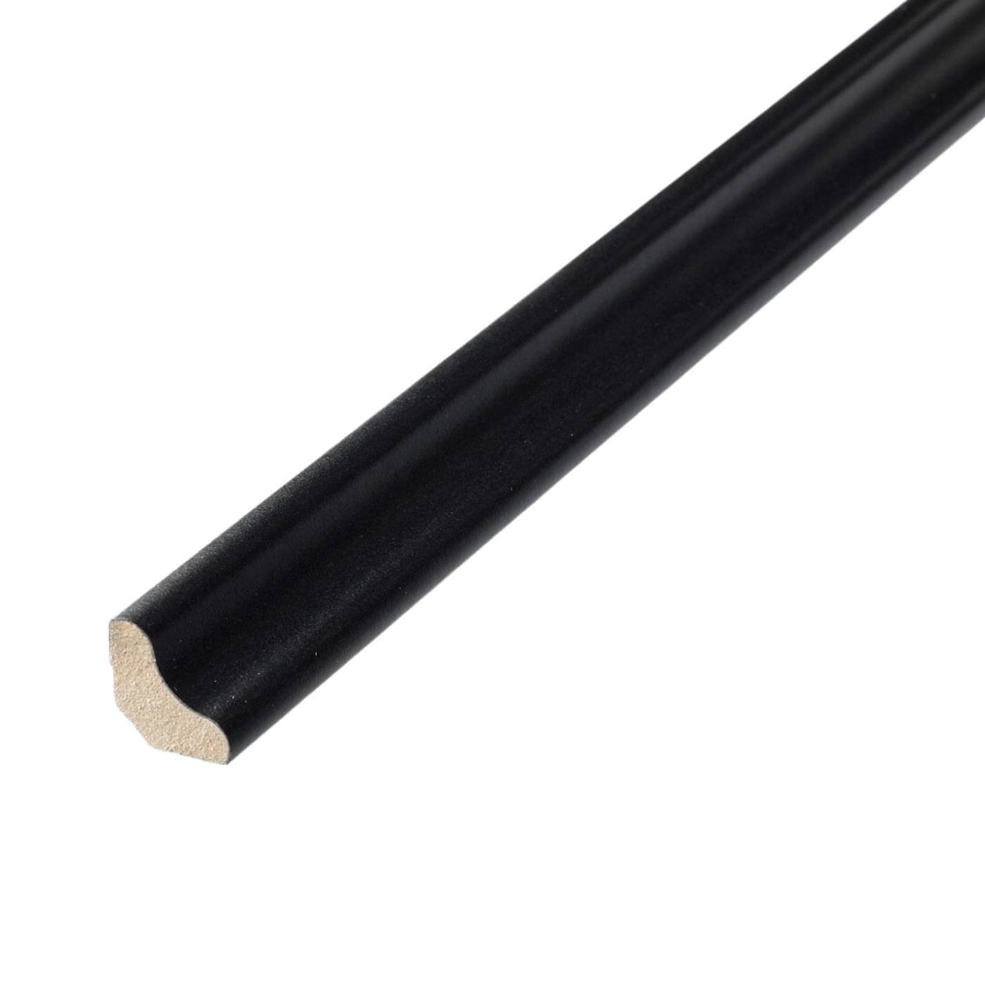 Scotia Beading 2.4m Black – Floor Edge Trim for Laminate & Wood Flooring