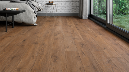 AGT Pamir Taupe Oak 8mm Laminate Flooring
