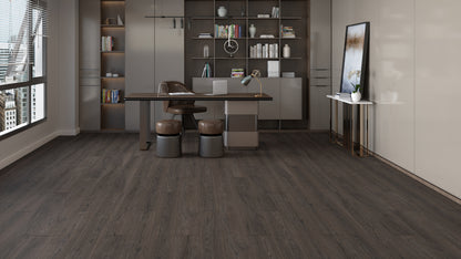 Rich Brown Oak AC5 8mm Laminate Flooring
