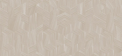 AGT Matera Beige Geometric Tile Effect 10mm Laminate Flooring