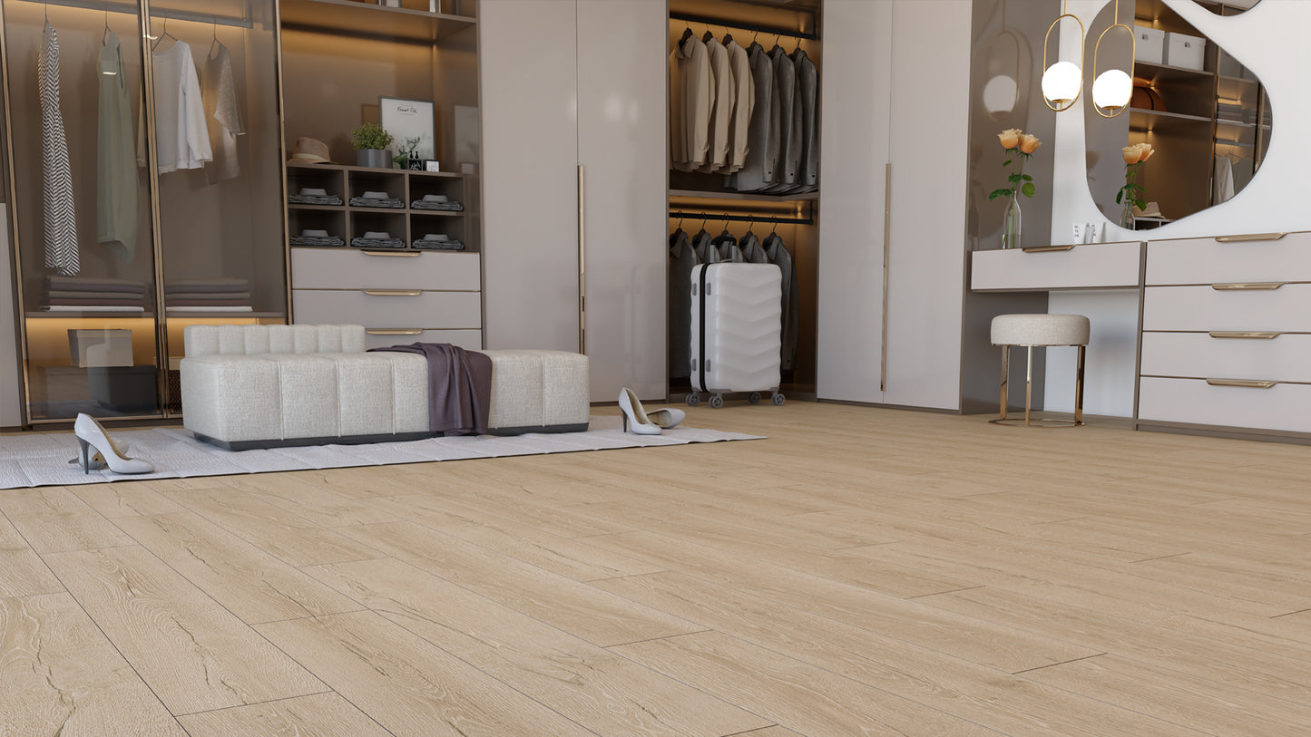 Warm Golden Oak AC5 8mm Laminate Flooring