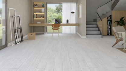 Soft White Oak AC5 8mm Laminate Flooring