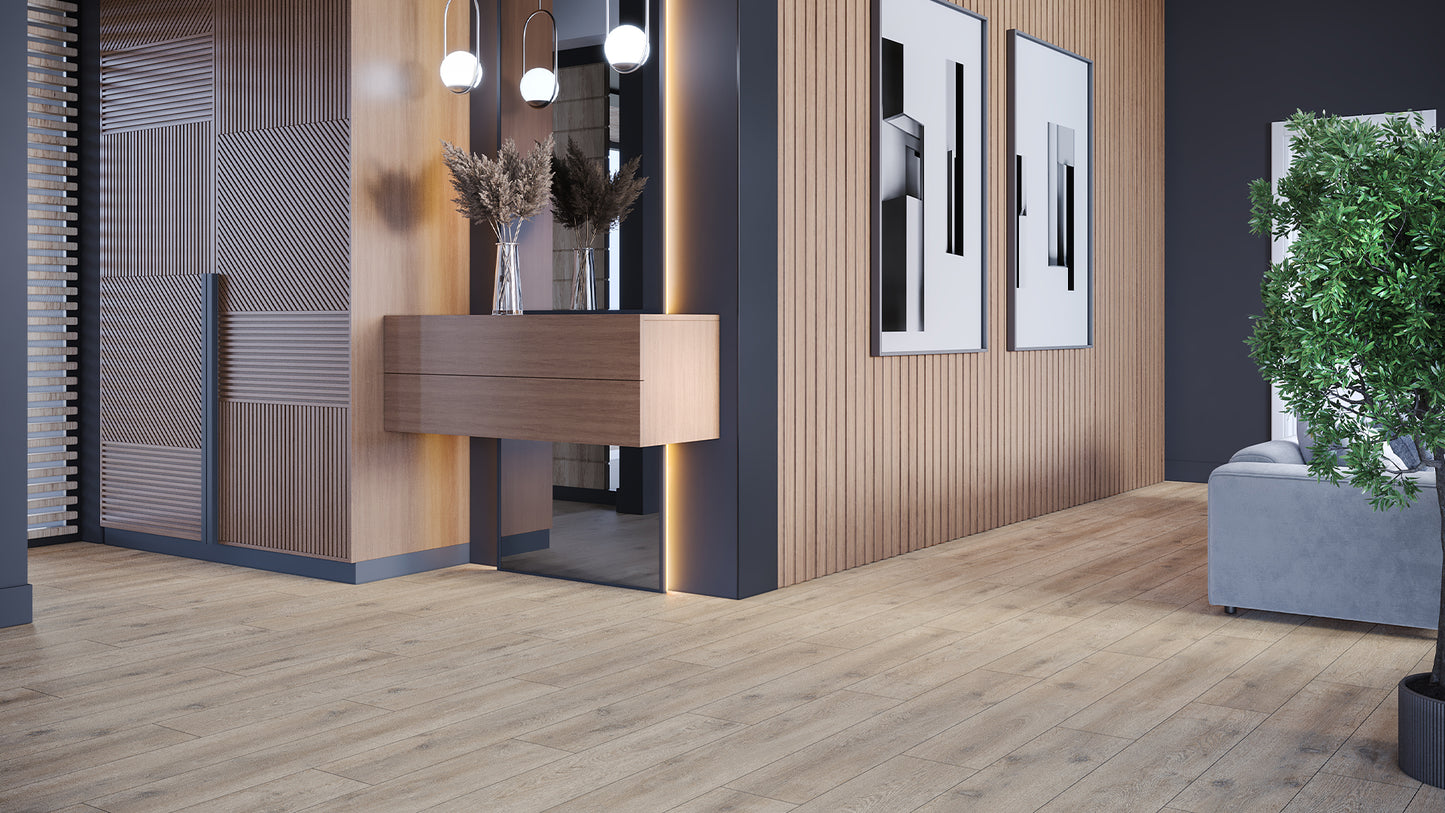 Soft Natural Oak 8mm Laminate Flooring