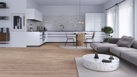 Smooth Mid Oak 8mm Laminate Flooring